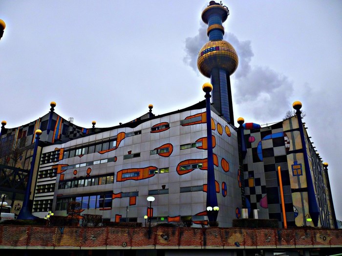 На фото – мусоросжигательный завод в Вене, Шпиттелау