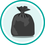 Инфографика - изображение Черный пакет для отходов (Класс Г)